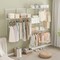 4-8 FT Wall Closet Storage System with Adjustable Shelves and Rods